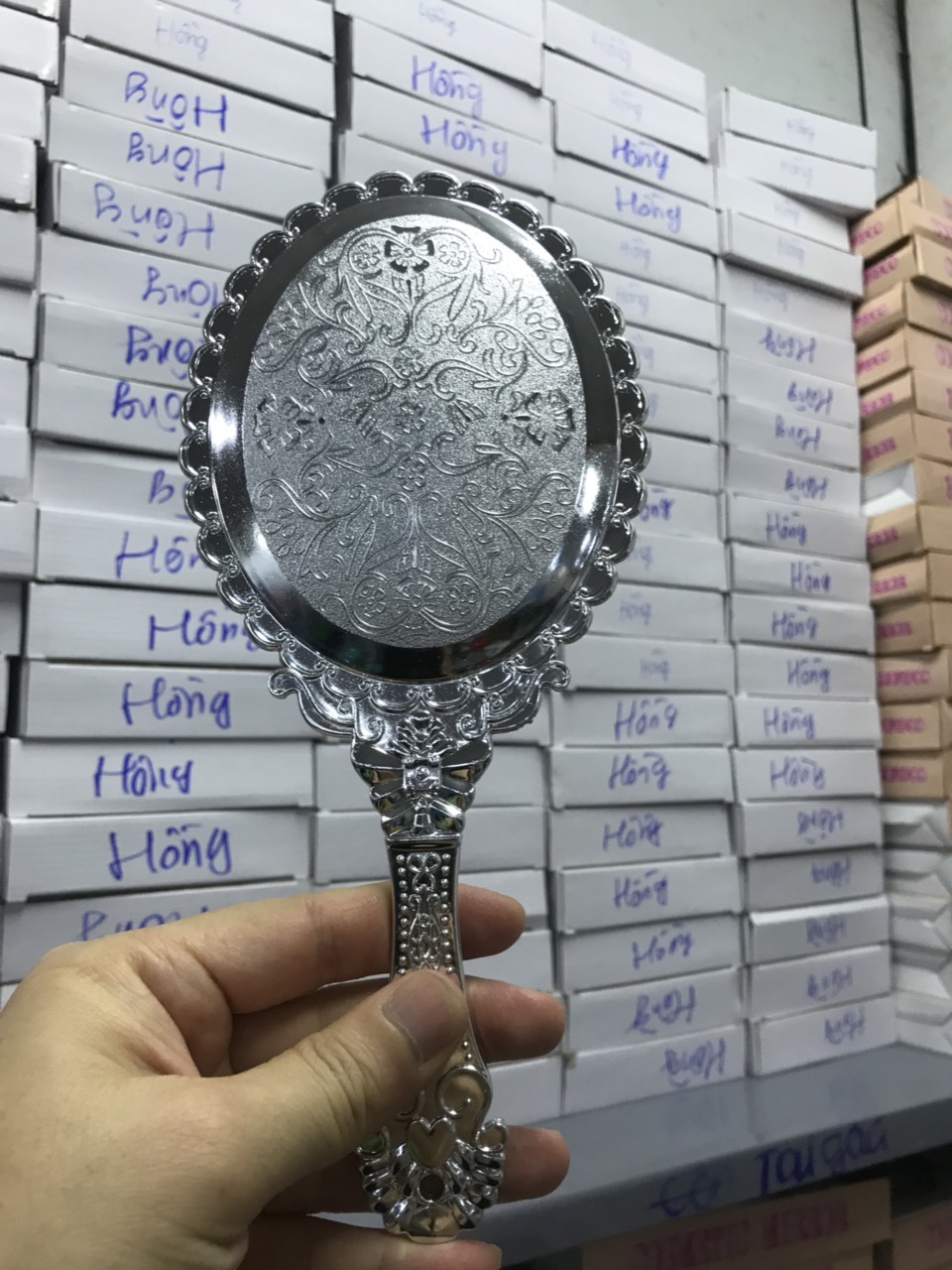Gương Princess cầm tay không gập