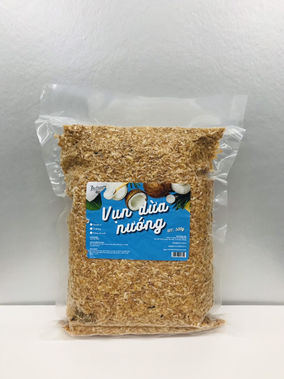Vụn dừa nướng 500gr bến tre