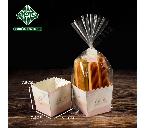 Set 10 túi kiếng giấy cao