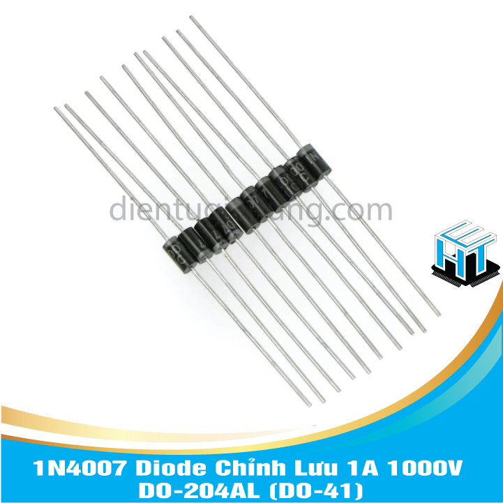 Combo 20 con 1N4007 Diode Chỉnh Lưu 1A 1000V DO-204AL (DO-41)