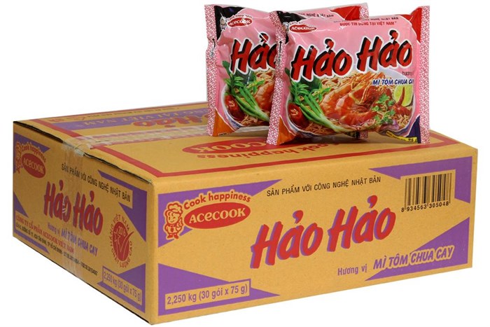 Combo 10 Gói Mì Hảo Hảo Tôm Chua Cay