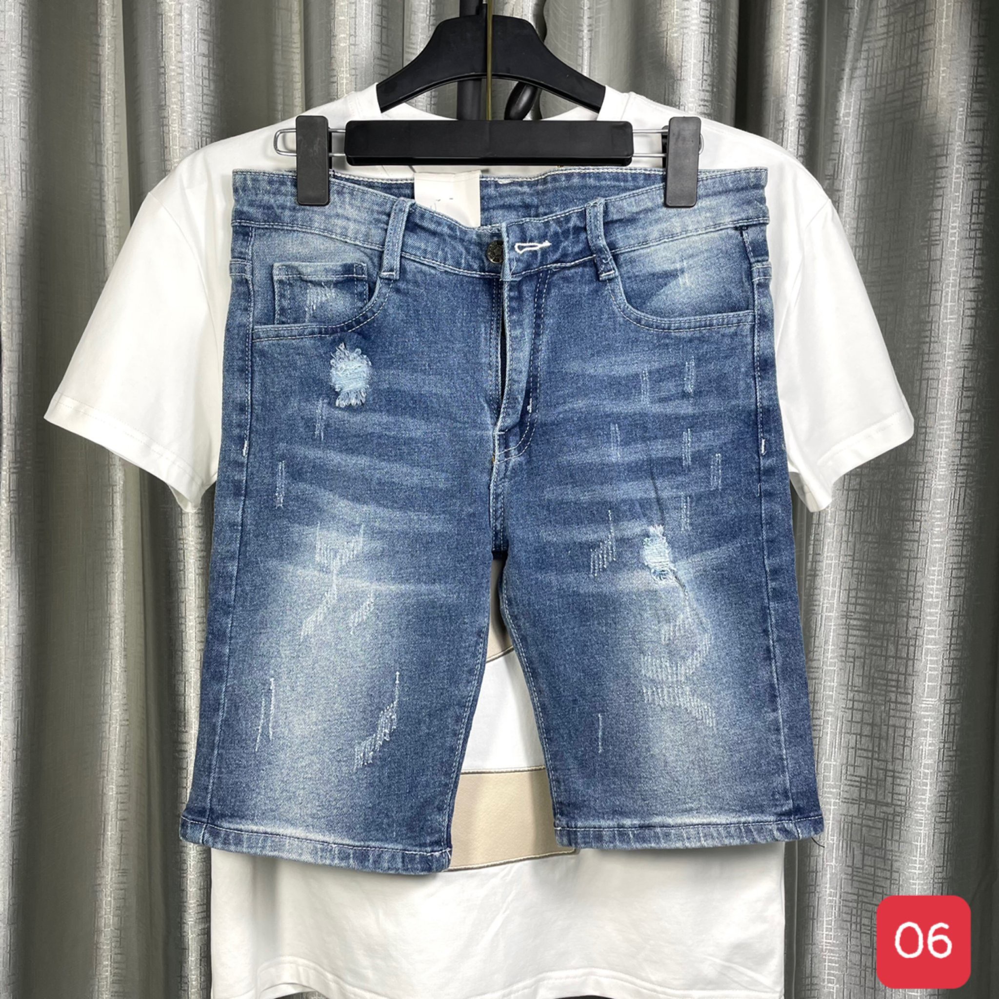 Quần short jean nam màu xám co giãn thời trang cao cấp  quần short nam   quần đùi nam  quan short nam  quần short jean nam  quần short jean nam  quần jean nam ngắn TIENFASHION26 Ms97(ảnh thật shop tự chụp)