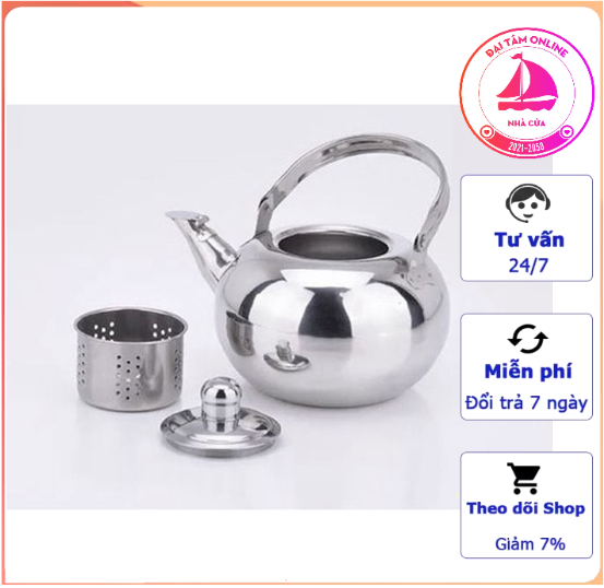 BÌNH LỌC TRÀ CÀ PHÊ INOX 600ml CAO CẤP CHẤT LƯỢNG