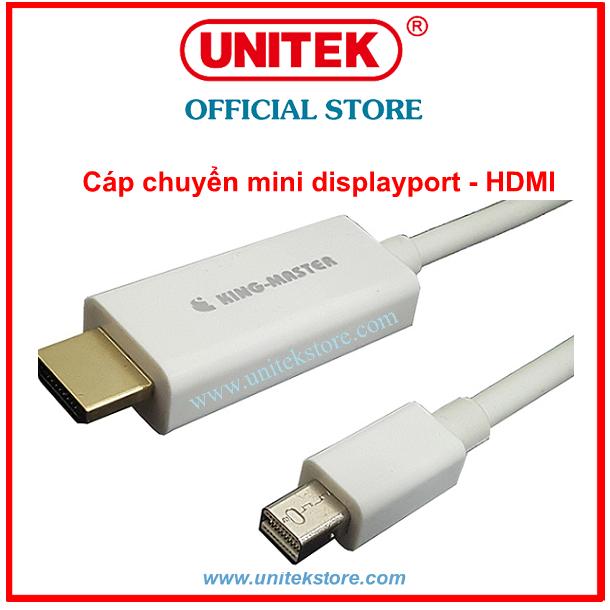 [UNITEK STORE] CÁP CHUYỂN MINI DISPLAYPORT SANG HDMI KINGMASTER (KM008)