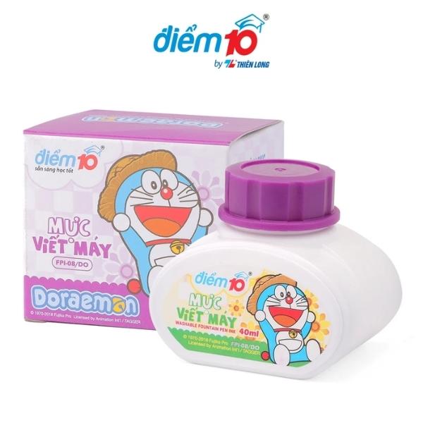 Mực bút máy doraemon điểm 10 thiên long tp-fpi08/do xanh - tím