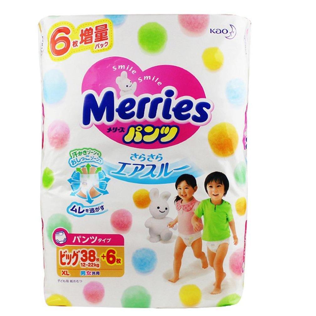 Tả quần Merries XL38+6 ( 12~22kg)