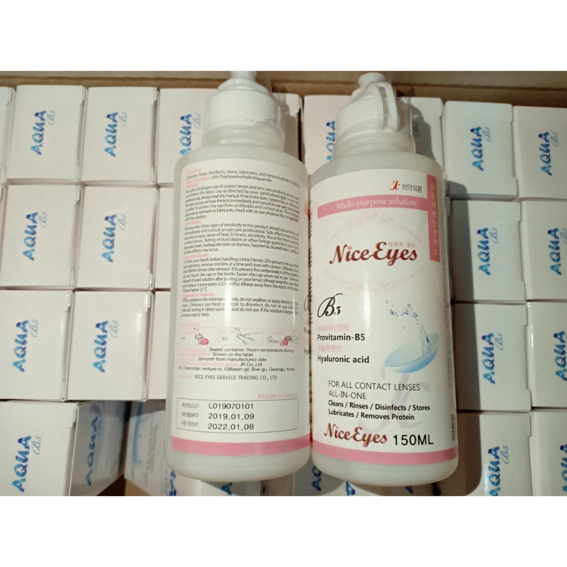 Contact lens solution NICE EYES 150ml ( 2 bottles )