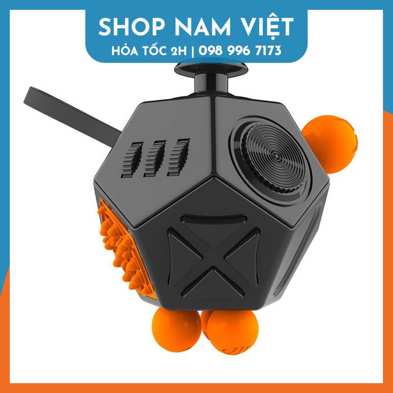 Fidget Cube Thế Hệ 2 12 Mặt (Holy Crystal) – Nhiều Màu