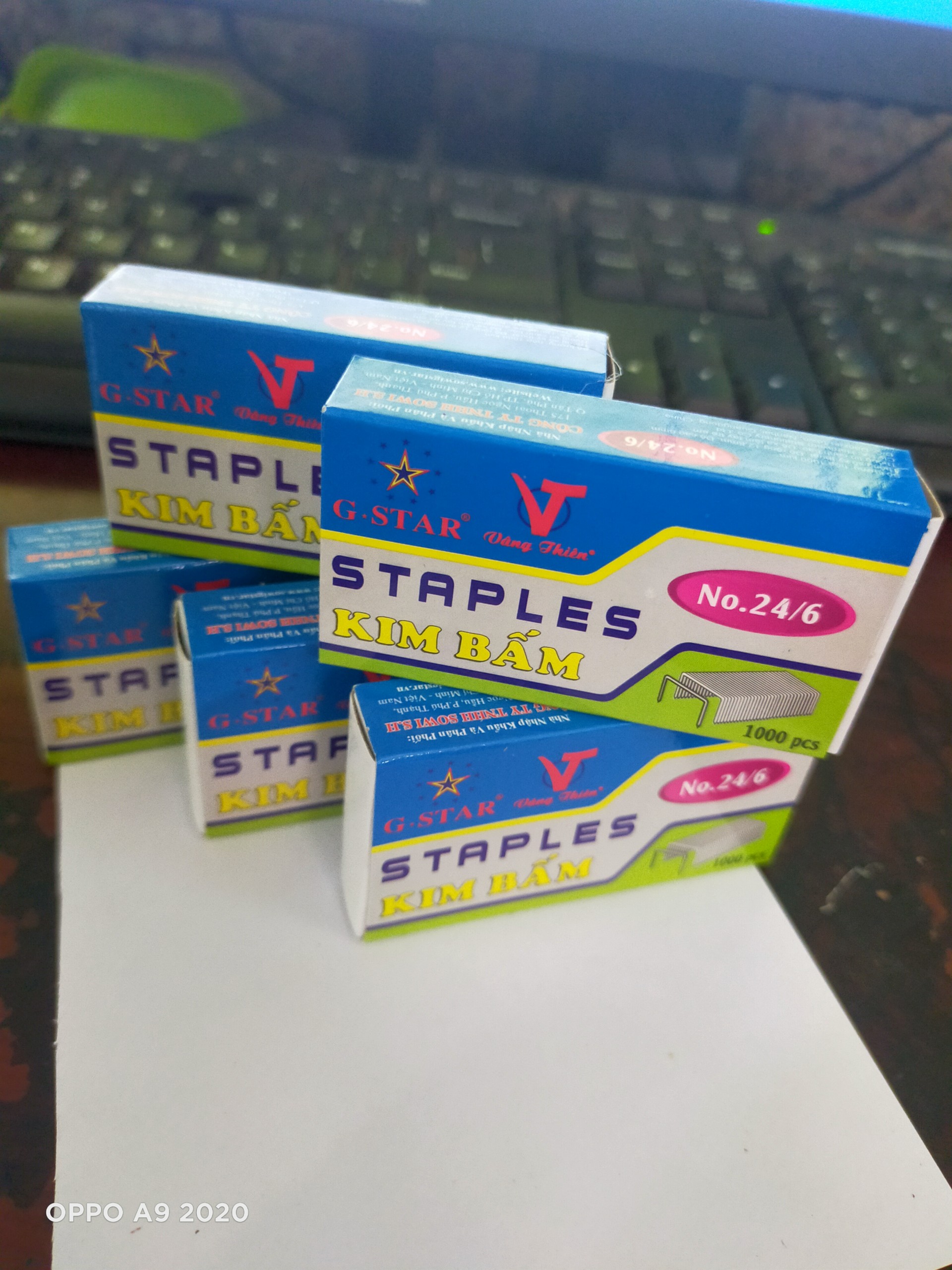 Combo 5 hộp kim bấm số 3 (24/6) Gstar