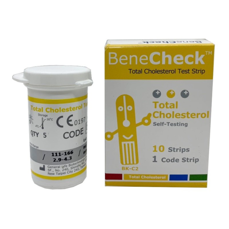 Que thử Glucose - Benecheck 3 in 1 (50 que) cao cấp
