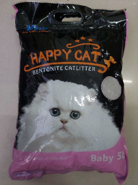 Cát vệ sinh cho mèo Happy Cat bịch 5 Lít