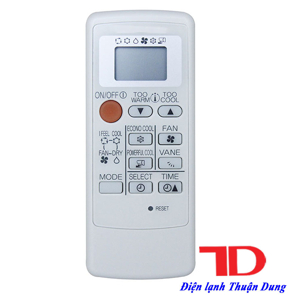 Remote máy lạnh dùng cho Mitsubishi Electric - Mặt trắng