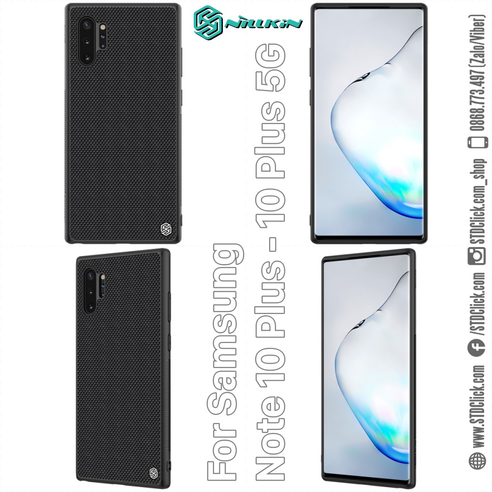 Ốp lưng samsung galaxy note 10 plus và note 10 plus 5g nillkin textured nylon fiber chính hãng
