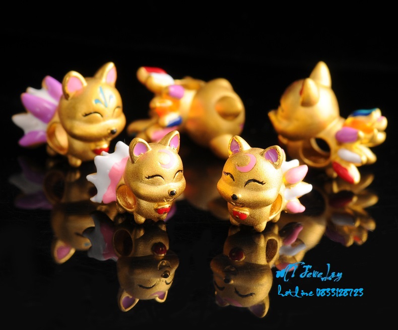 Charm Cửu vĩ hồ ly size nhỏ