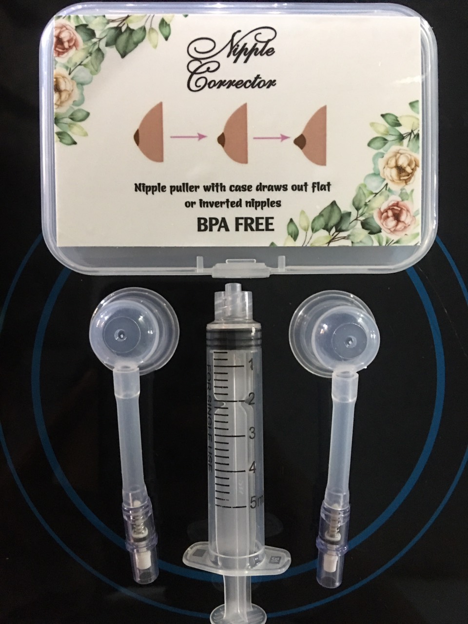 Bộ đôi 2 bên dụng cụ điều chỉnh đầu ngực hút núm vú thụt, ngắn, chữa đầu ti thụt an toàn, hiệu quả