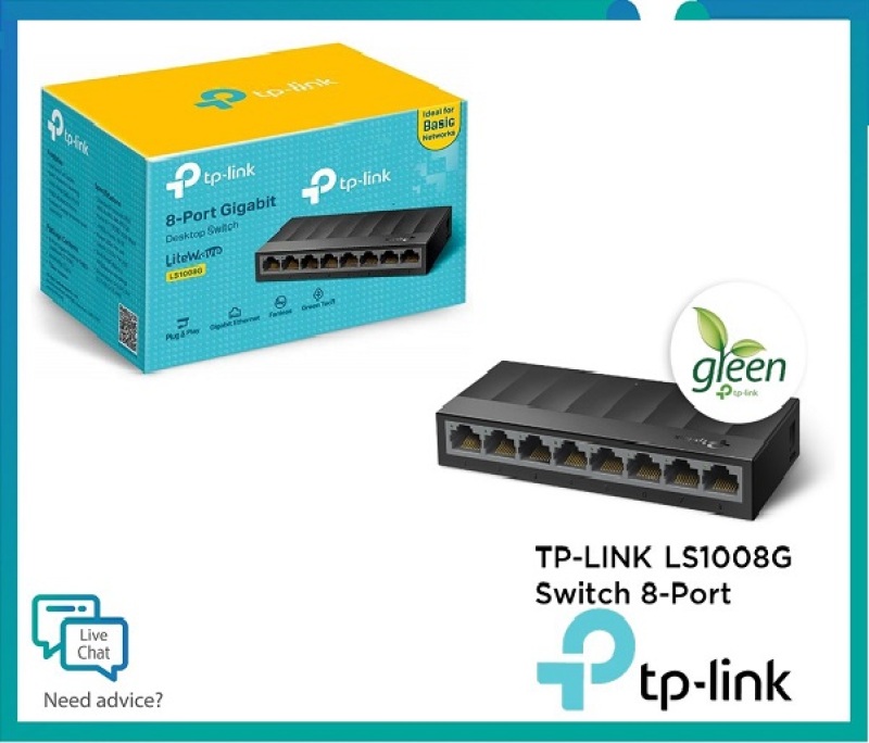 Bảng giá Bộ Chia Mạng 8 Cổng Gigabit TP-Link LS1008G - Switch 8 Port 10/100/1000Mbps Hàng Chính Hãng Phong Vũ