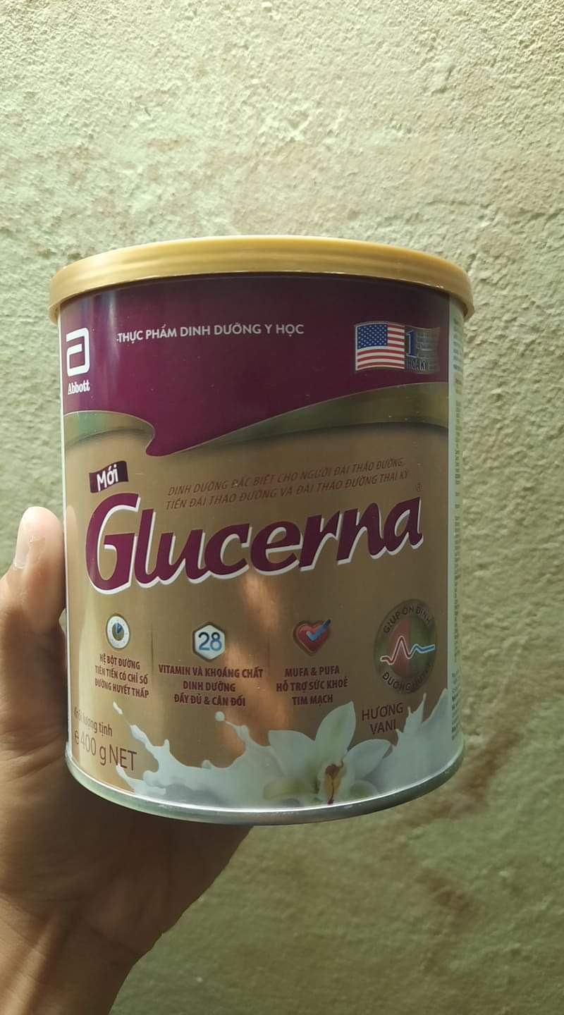 Sữa Bột Glucerna Hương Vani 400g