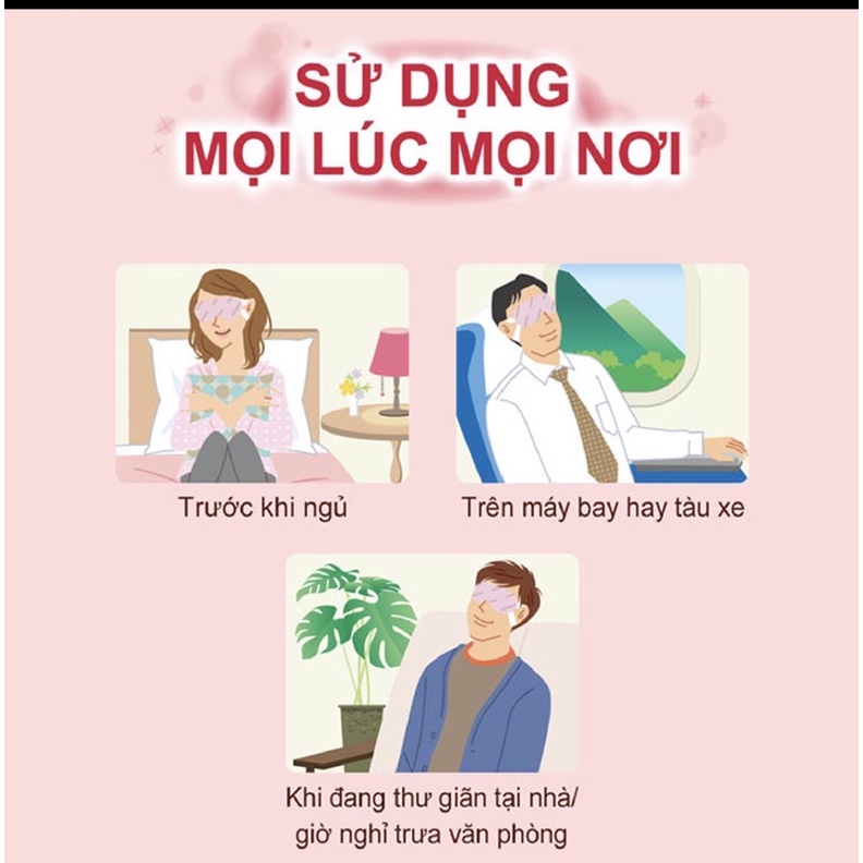 Mặt Nạ Xông Hơi Mắt MegRhythm 5 miếng
