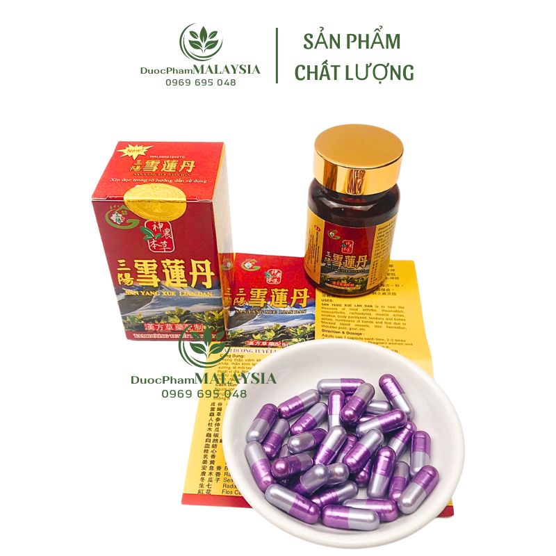 Tam dương tuyết liên đơn malaysia 30 viên – hỗ trợ dị ứng, ngứa