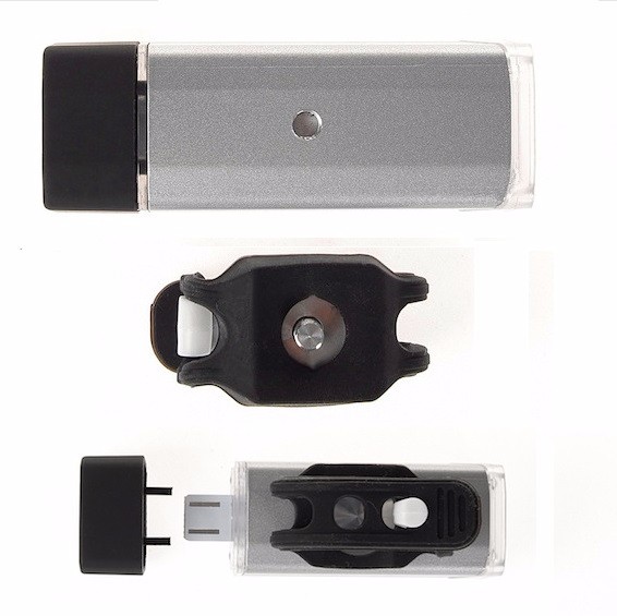 Đèn pin gắn xe đạp Usb, đèn pha xe đạp Machfally