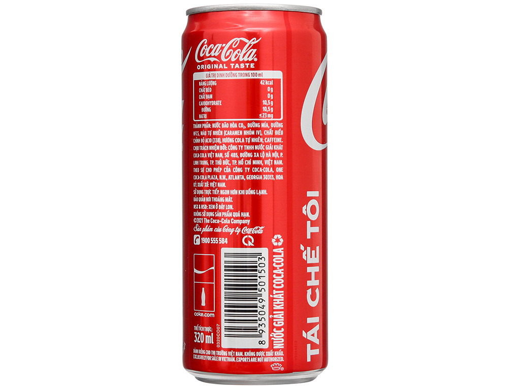 nước ngọt Coca Cola 320ml