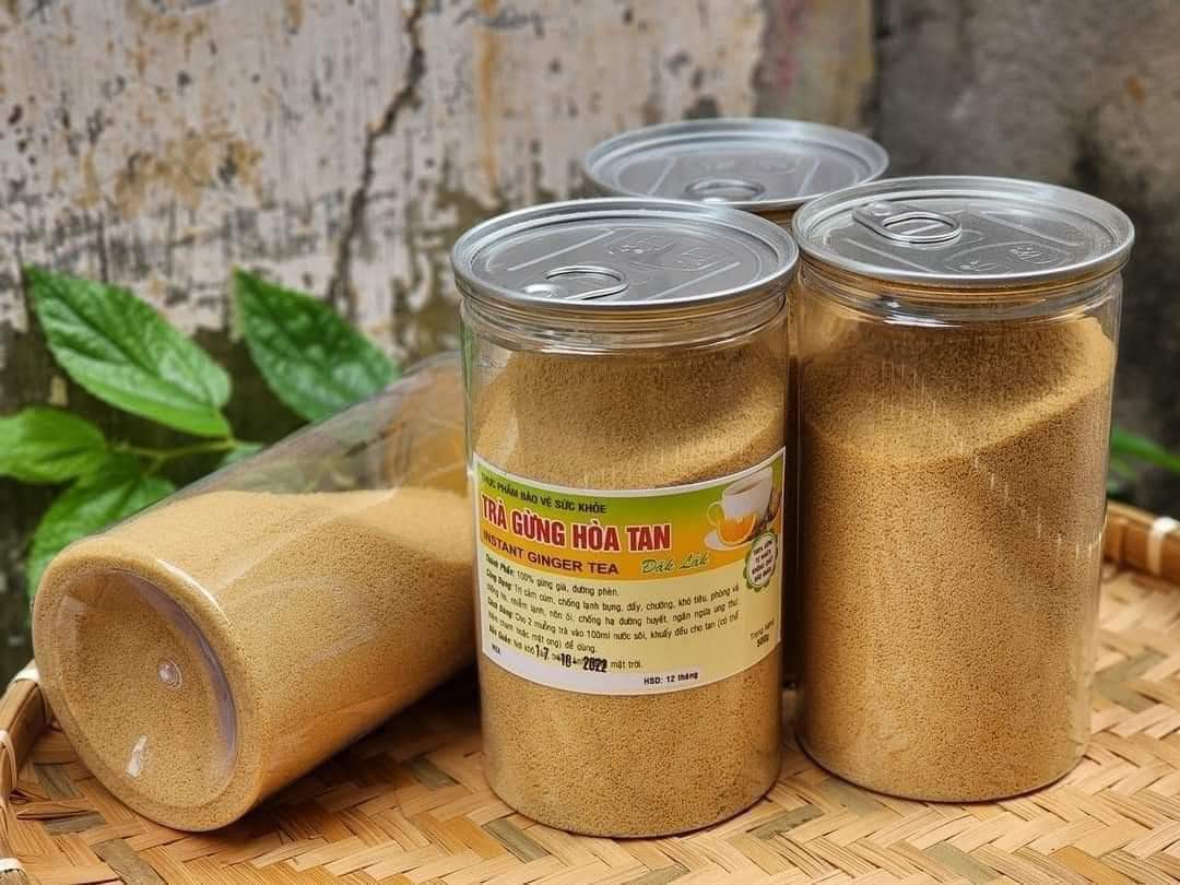 Trà gừng hòa tan nguyên chất ĐakLak