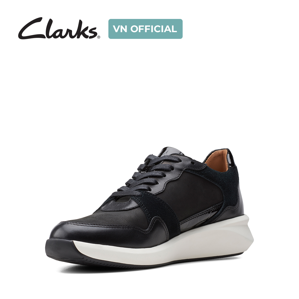 Giày Sneaker Da Nữ Clarks - Un Rio Run