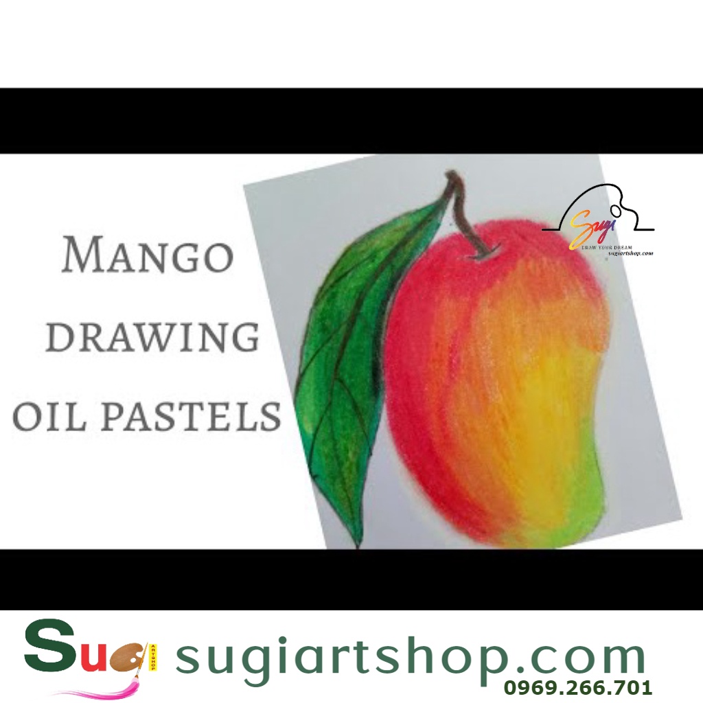 Bút Sáp Dầu Mango 18/24 Màu, Mango Oil Pastels