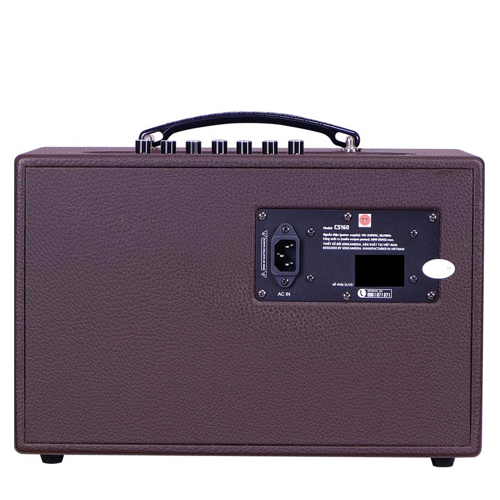 Loa nhập khẩu mỹ Loa xách tay karaoke Acnos CS160 công suất RMS 50W công suất Max lến đến 300W loa karaoke di dộng, tích hợp 2 micro UHF vỏ nhôm chất lượng cao BH 12 tháng
