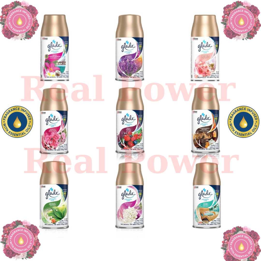 [HCM] Bình (Lõi) Xịt Phòng Tự Động GLADE (9 mùi hương) (NK Thailand)