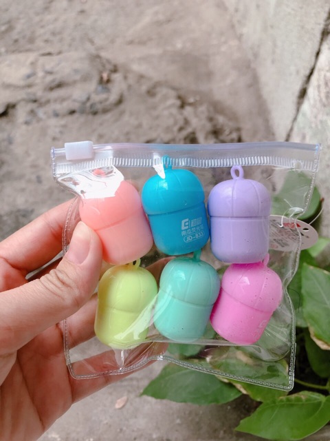 [HCM]Bút dạ quang hình cute vĩ 6 cây