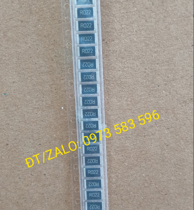 Điện Trở Dán R022 1% 1W 2512 (10 con/Túi)