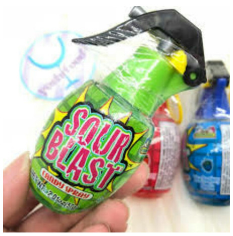 [Siêu Ngon] Kẹo Xịt Chua Trái Cây Sour Blast Kidsmania vị Táo