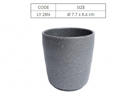 Ly Nhựa Melamine Nhám Xám