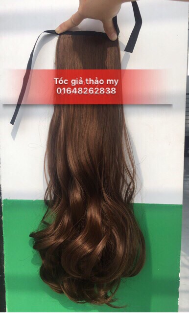 Tóc cột xoăn 50cm cao cấp💕❤️- ảnh thật