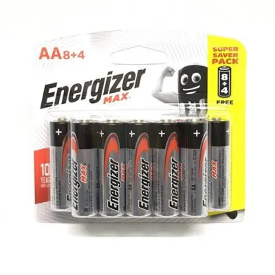 Pin Tiểu AA Alkaline Energizer max vỉ 12 viên