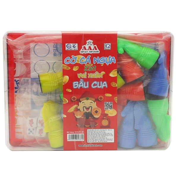 Cờ cá ngựa 2 trong 1 - bầu cua