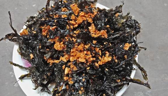 RONG BIỂN CHÁY TỎI 70G BÒ ĐỘI NÓN