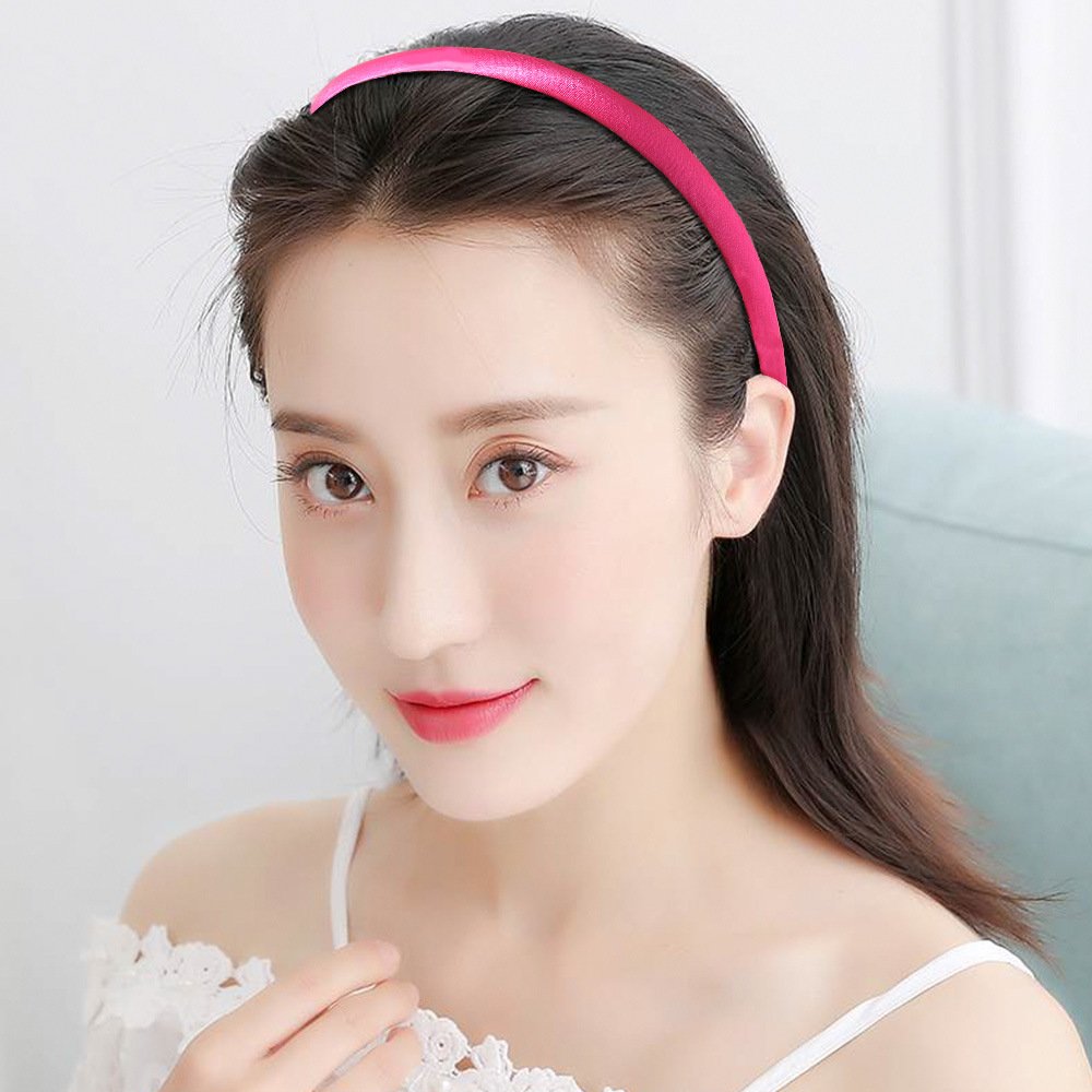 BỜM CÀI TÓC 1cm  SATIN