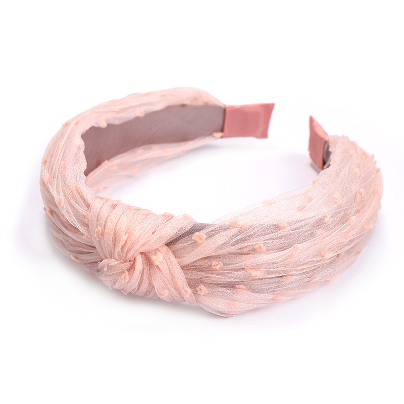 cài tóc ren lưới lụa sợi headband hàn quốc - ct168