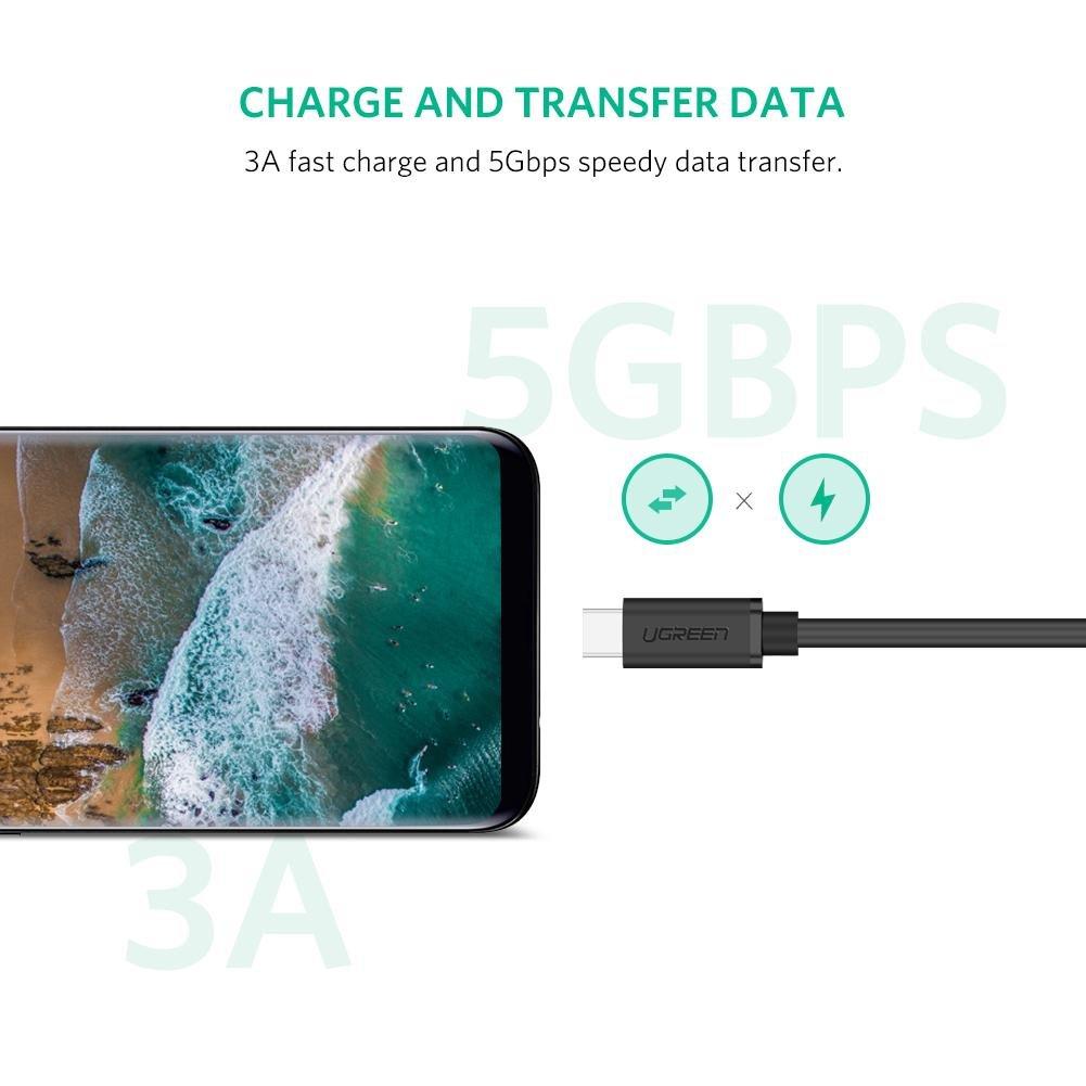 (0.5m) Cáp USB Type C nối dài chuẩn 3.0 - Ugreen 40574