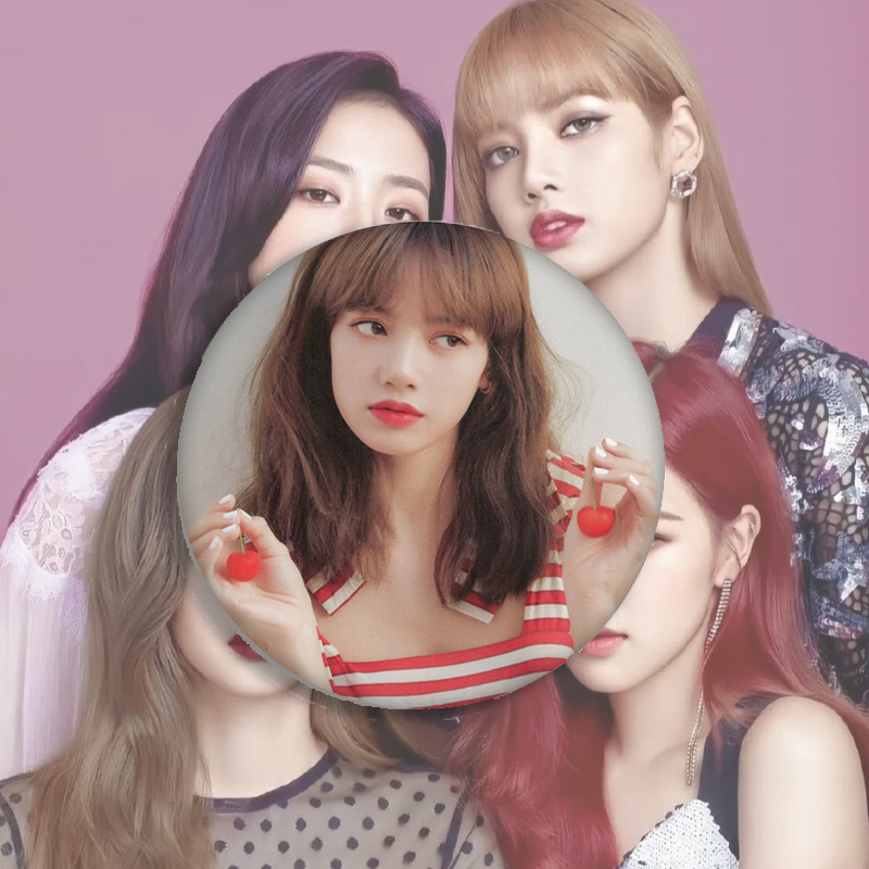 明星吧唧徽章BLACKPINK 女团 DIY应援周边马口铁胸章胸针挂件批发
