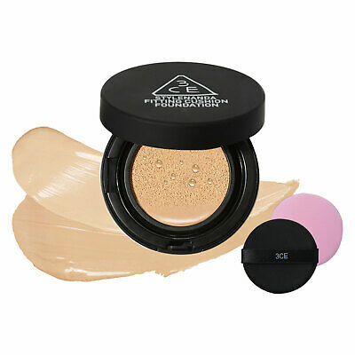 [100%AUTH] Phấn Nền 3CE Fitting Cushion Foundation- Kèm Lõi Refill