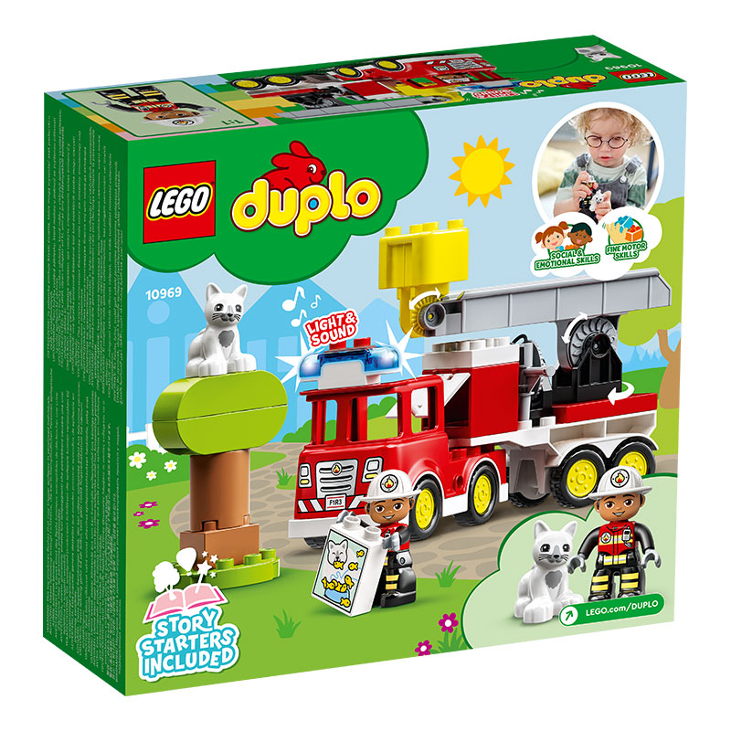 Đồ Chơi LEGO DUPLO Xe Cứu Hỏa 10969 (21 chi tiết)