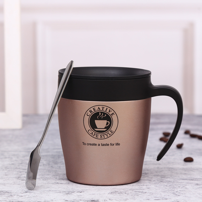 Cốc pha cà phê - Cốc pha cafe inox 304 Creative 330ml - Ly giữ nhiệt cà phê - Ly tự pha ca fphee dành cho văn phòng [RẺ VÔ ĐỊCH]