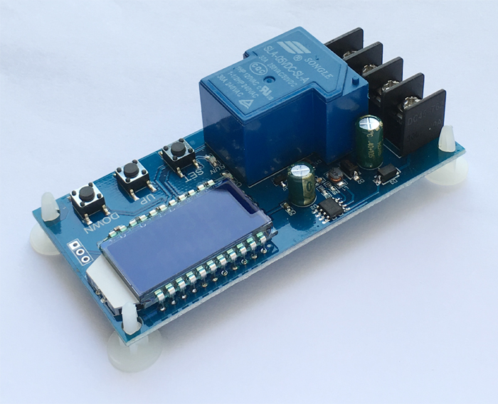 Mô-đun điều khiển sạc pin XY-L30A kỹ thuật số công tắc bảo vệ quá tải tắt nguồn đầy đủ 6-60V