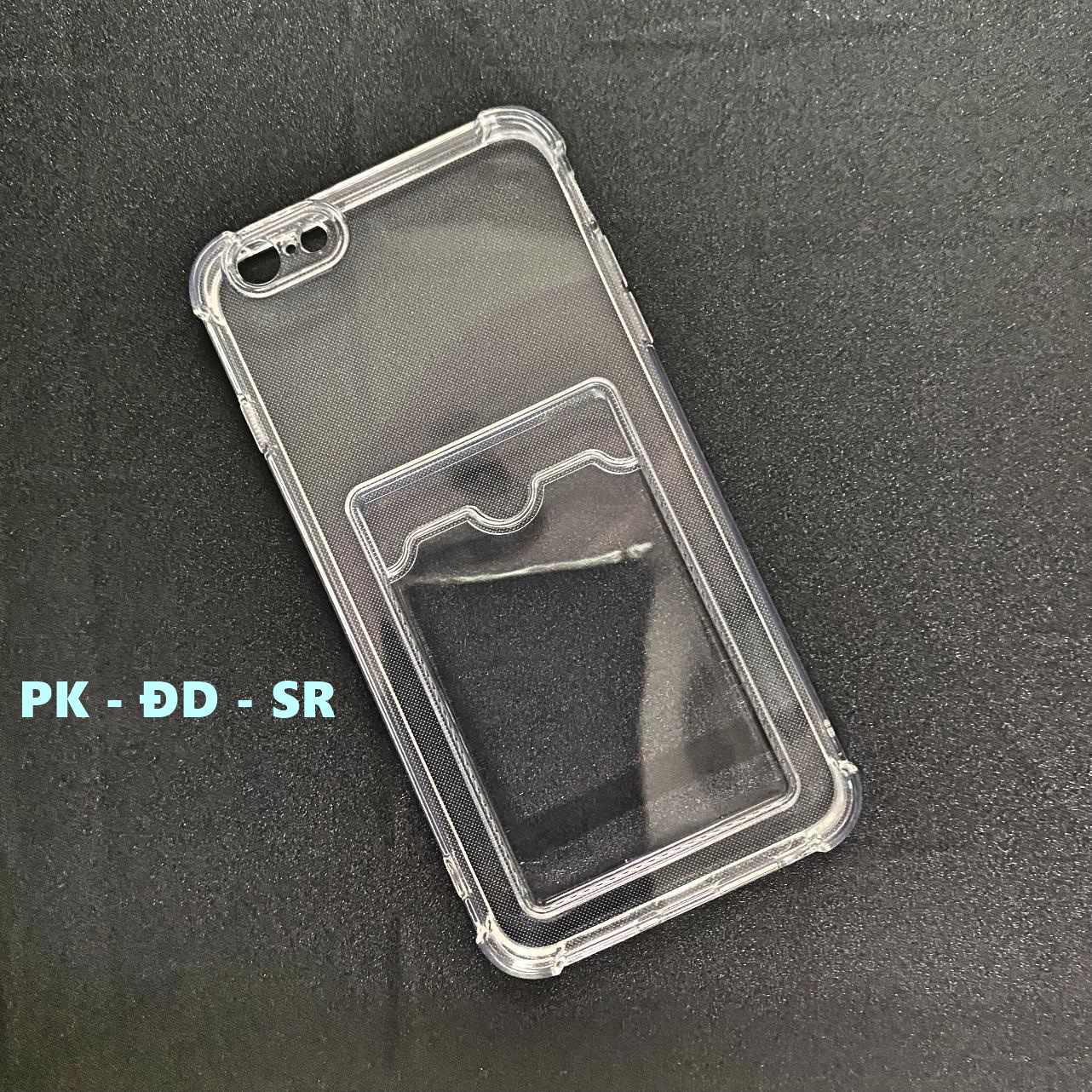 Ốp lưng iphone 6 plus - 6s plus dẻo trong chống sốc đựng card