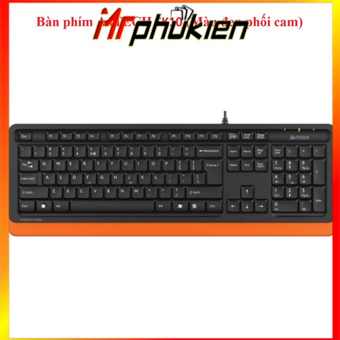 Bàn phím có dây A4TECH FK10 (Màu đen)  - MrComputer