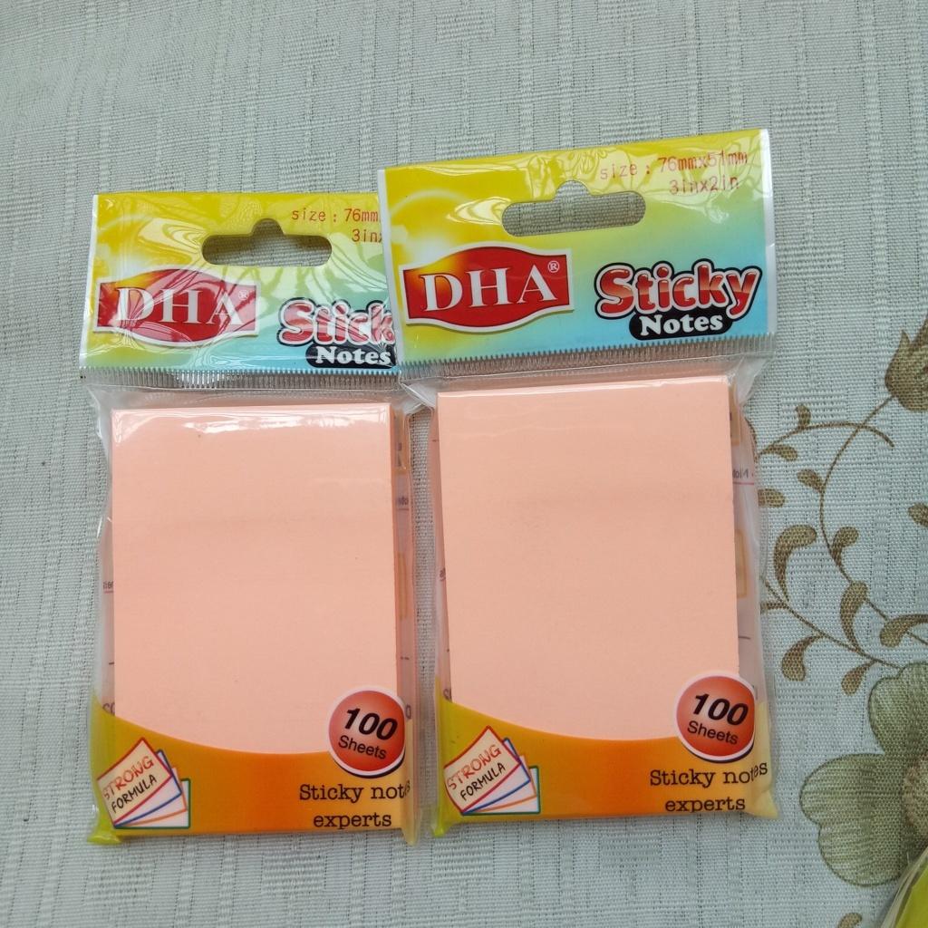 [HCM]Combo 2 xấp giấy note dạ quang DH-9702 size 2*3