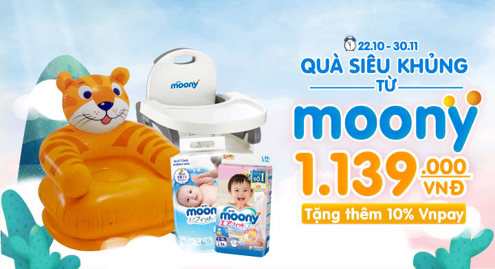 Bỉm Moony - S - M - L (Full các Size)